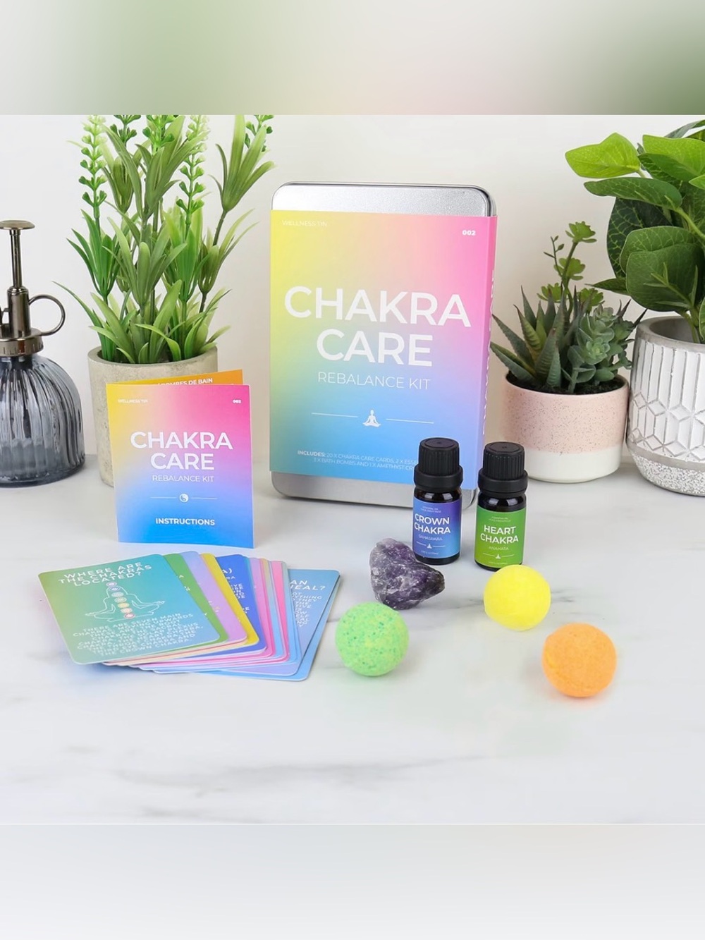 Gift Republic Chakra Care Rebalance Kit - NIB Wellness Tin